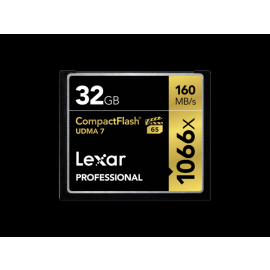 Lexar Compact Flash Card 32GB Professsional 1066x
