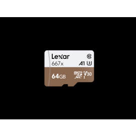 Lexar microSDXC Card 64GB High-Performance 667x UHS-I U3