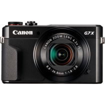 Canon PowerShot G7X Mark II schwarz Kit inkl. Original Ledertasche + 8 GB SDHC  