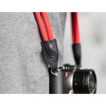 Leica Double Rope Strap created by COOPH, rot, 126 cm, Ring 