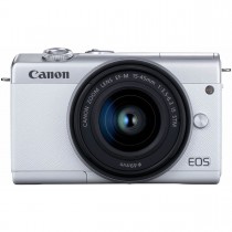 Canon EOS M200 +EF-M 3,5-6,3/15-45 mm IS STM weiß Kamera-Kit