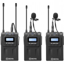 Boya  WM8 Pro-K2 UHF Dual-Channel Wireless Mikrofon mit One Receiver und Two Transmitter