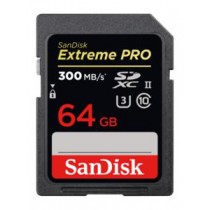 SanDisk Extreme PRO SDXC 64GB 300MB/s UHS-II 