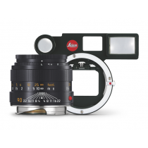 Leica Macro-Set-M (Leica Macro-Elmar-M 1:4/90mm schwarz eloxiert, Leica Winkelsucher M, Macro-Adapte 