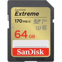 SanDisk Extreme 64B SDHC Memory Card 170MB/s 