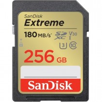 SanDisk Extreme - Flash-Speicherkarte - 256 GB - Video Class V30 / UHS-I U3 / Class10 - SDHC UHS-I 