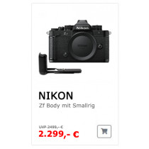 Nikon Z f Gehäuse ( Gratis Smallrig Handgriff )