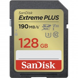 SanDisk Extreme Plus 128GB SDHC Memory Card UHS