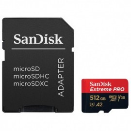 SanDisk MicroSDXC Extreme Pro 512GB 170mb / 90mb.U3.V30.A2