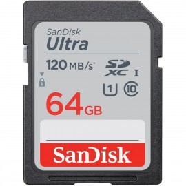 SanDisk SDXC Ultra 64GB 120MB/s CL10