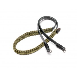 Leica Paracord Strap created by COOPH, schwarz/olive, 126 cm 