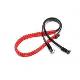 Leica Paracord Strap created by COOPH, schwarz/rot, 126 cm   (ring)