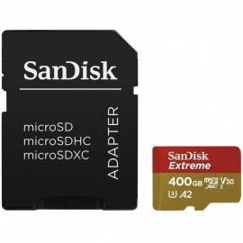 SanDisk MicroSDXC Extreme 400GB 160mb / 90mb,U3,V30,A2