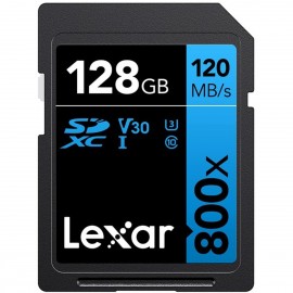 Lexar SDXC Blue Series UHS-I 800X 128GB V30