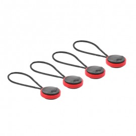 Peak Design Micro Anchor 4x Ankerschlaufe schwarz-rot- z.B. für Leash, Cuff, Slide, Slide Lite oder Clutch
