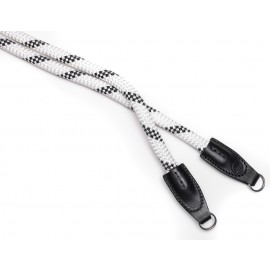 Leica Rope Strap, white and black, 126 cm, Ring