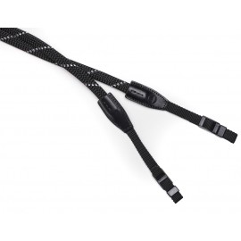 Leica Rope Strap, black reflective, 126cm,   (ring)