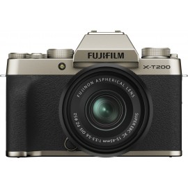 Fujifilm X-T200 + XC 15-45mm Champagne/Gold