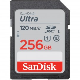 SanDisk Ultra 256GB SDXC Memory Card 120MB/S